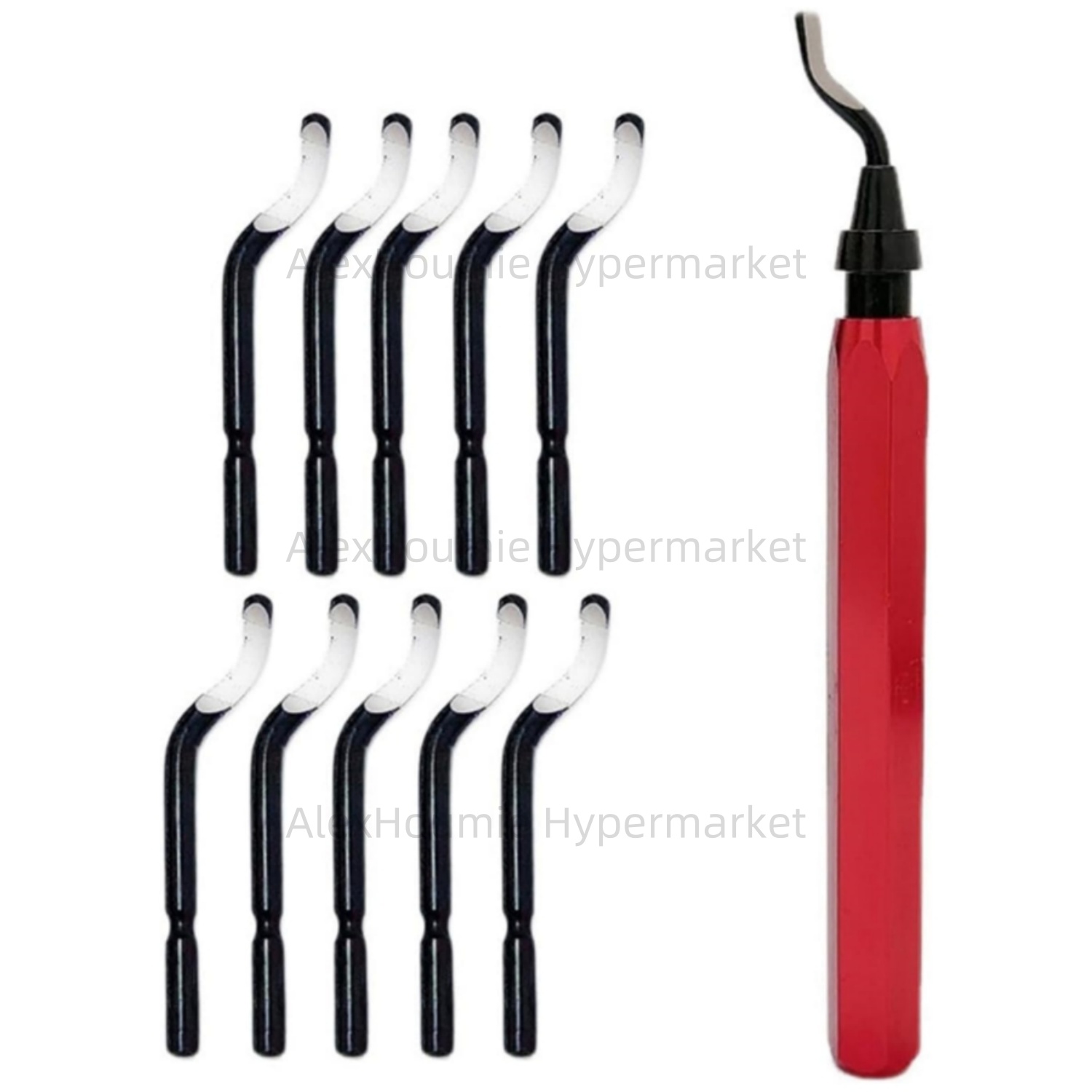 Woodworking Resin - RB1000 metalen handvat braam ontbraamgereedschapset met