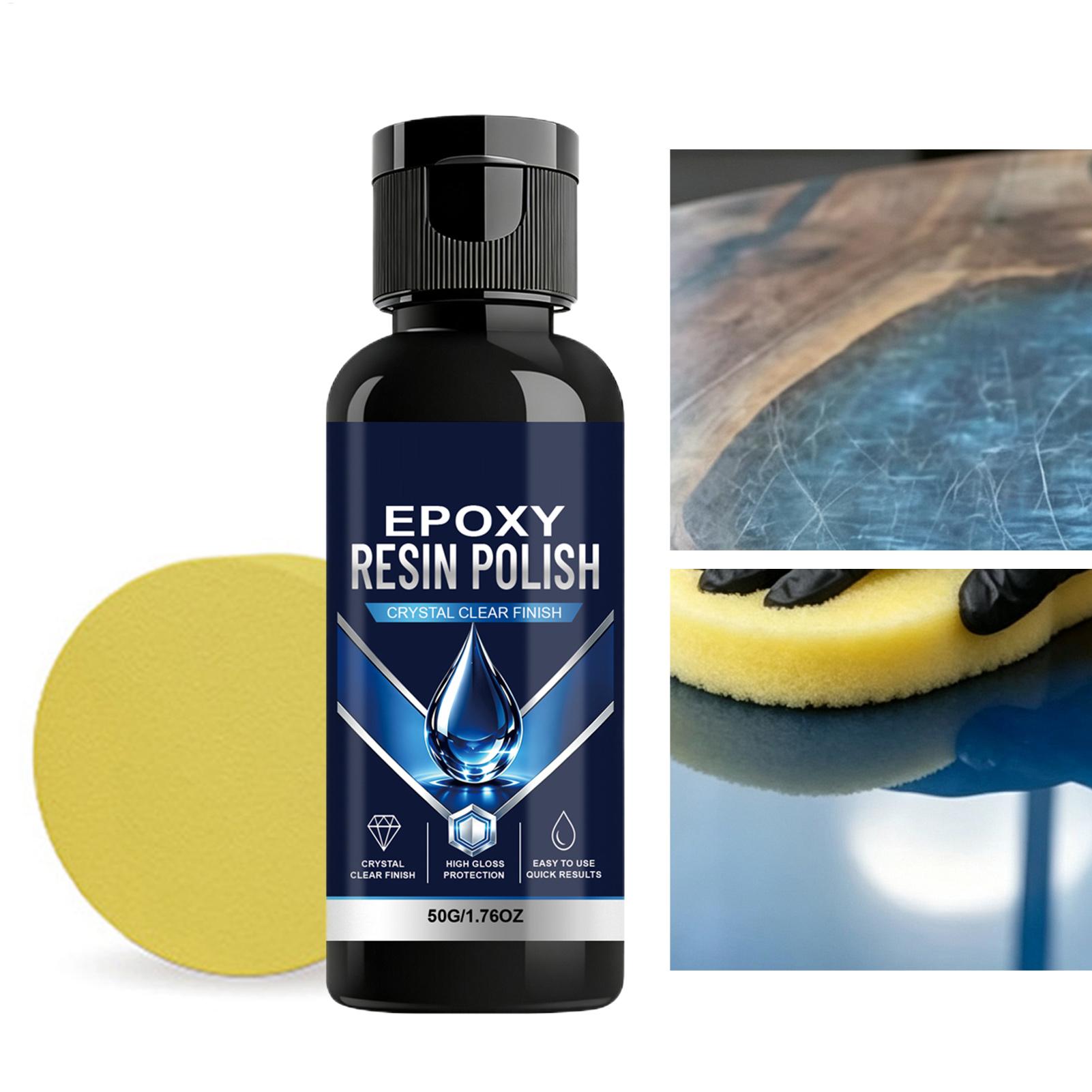 Woodworking Resin - Epoxyhars polijstset Tafelbladglansrestaurator met compoundhars Art