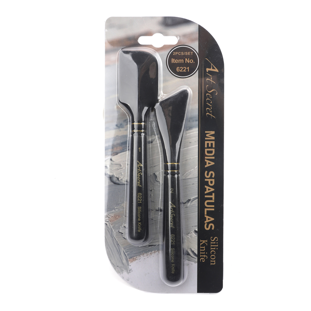 Drawknife Blade - Artsecret, set van 2 siliconen schilderspoken