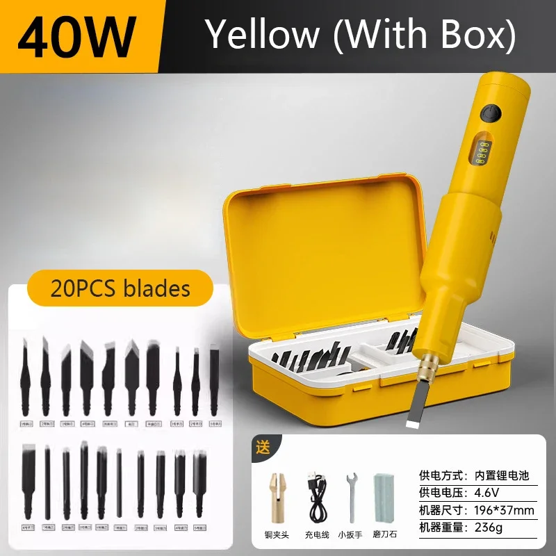 20 STKS Blade Elektrische Grav - Wood Chisel Set recensie en prijs