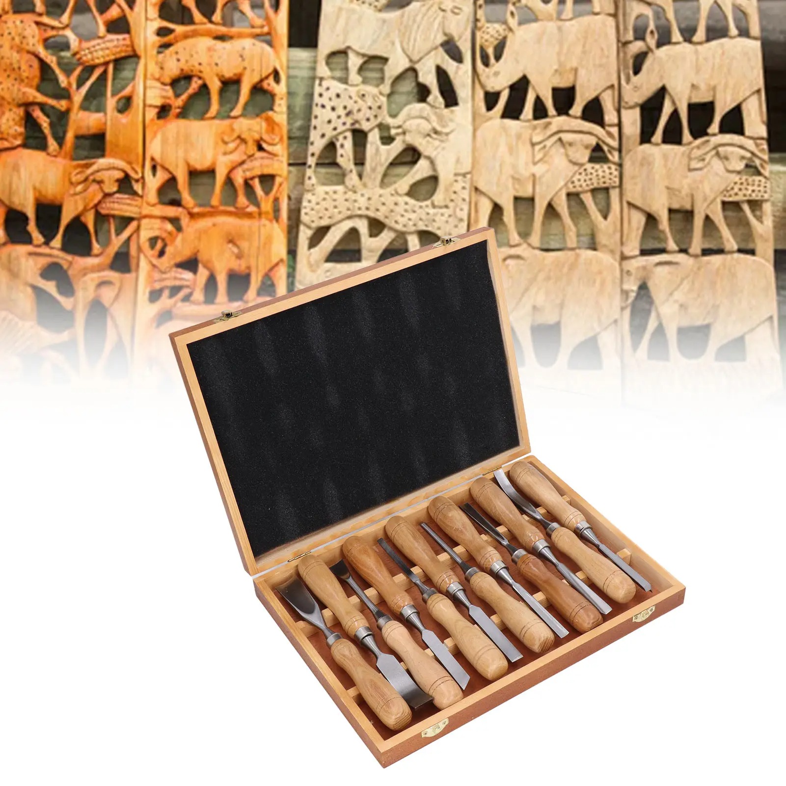 12 stks/set Houtsnijwerk Geree - Wood Chisel Set recensie en prijs
