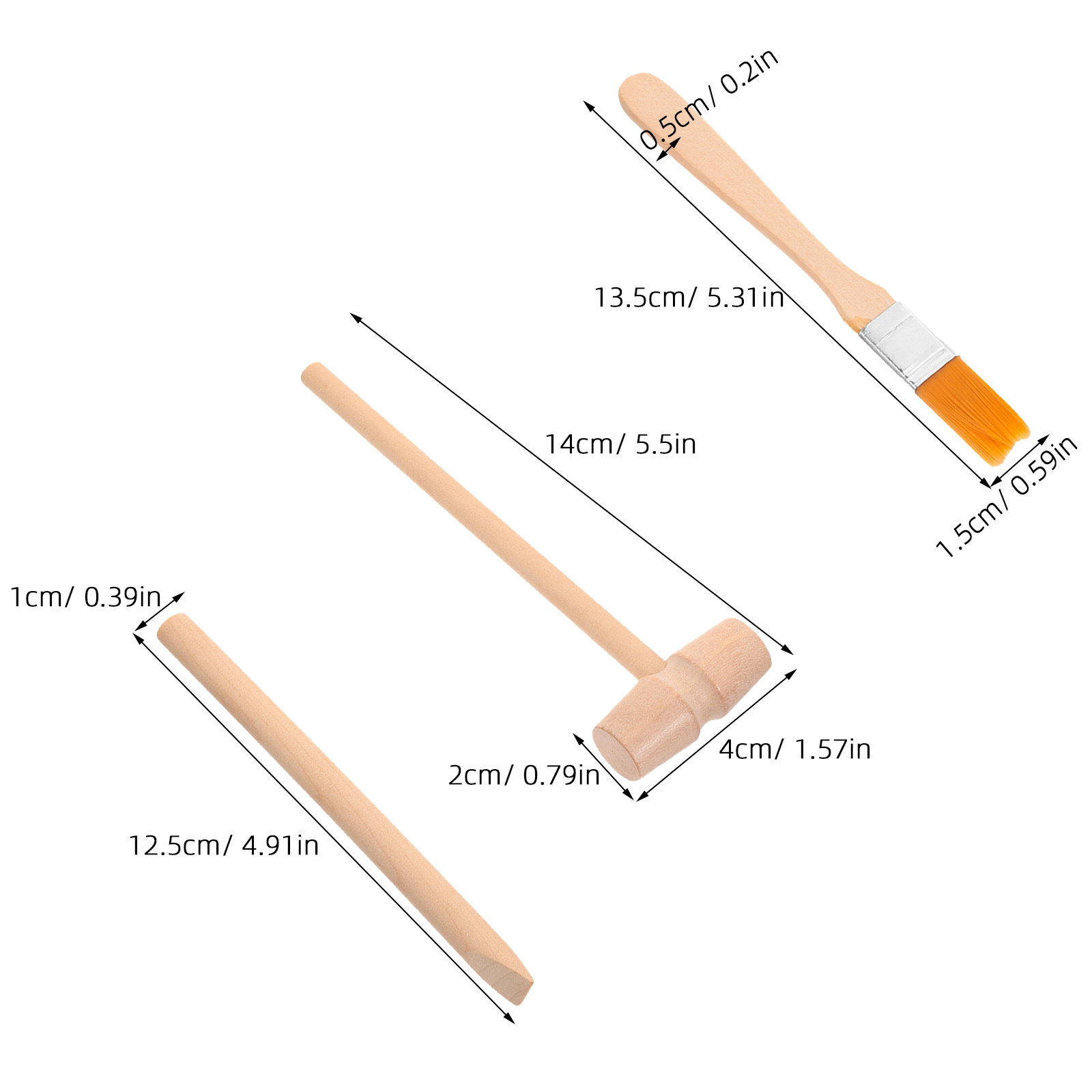 Graafgereedschapset voor kinde - Wood Chisel Set recensie en prijs