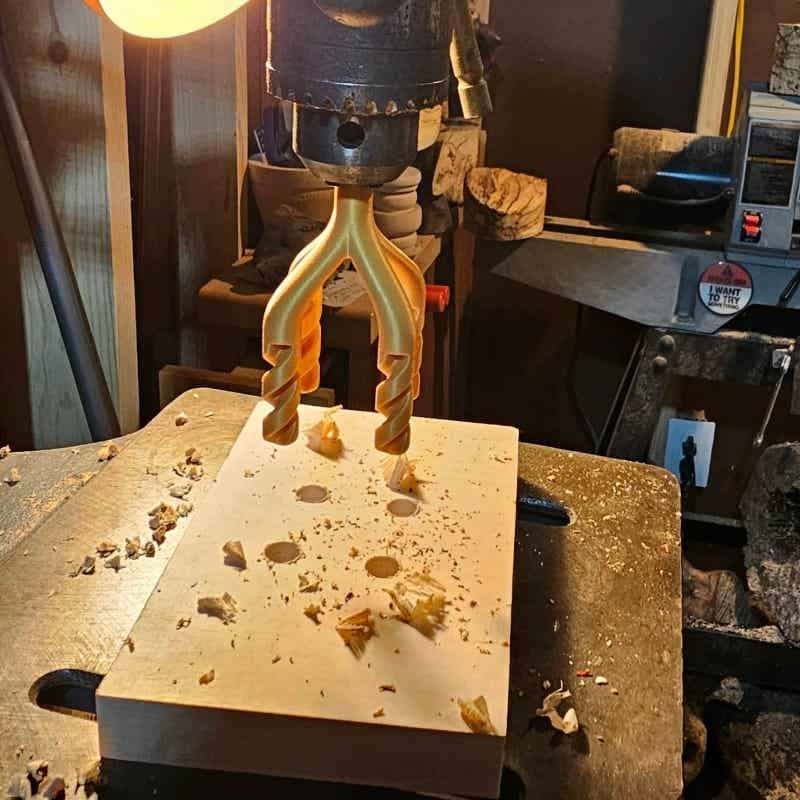 Plastic boorset met vier grapp - Woodworking Jokes recensie en prijs