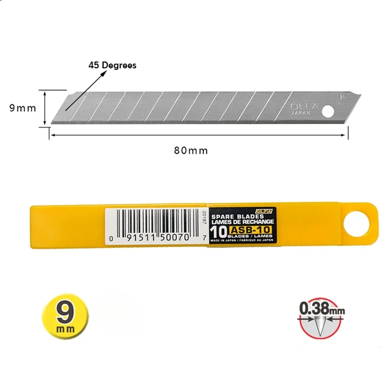 OLFA ASB-10 9mm Reservemesjes  - Woodworking Wallpaper recensie en prijs
