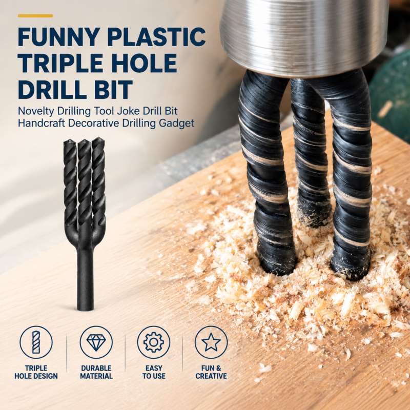 Grappige plastic boor met drie - Woodworking Jokes recensie en prijs
